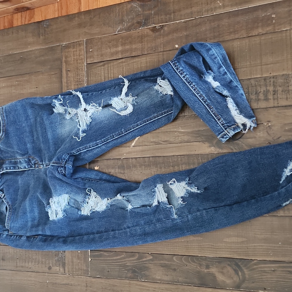 RUE 21 Women’s Size 8 Curvy Blue High Rise Ankle Jegging Curvy Jeans Ladies